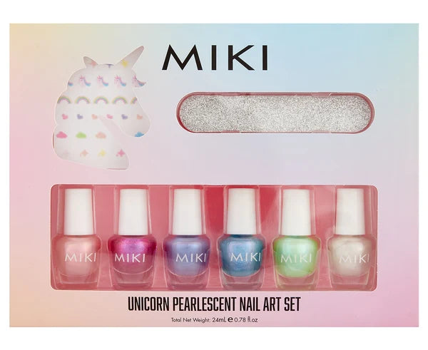 MIKI PEARLESCENT NAIL POLISH 6 PACK