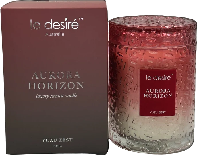 LE DESIRE LUXURY SCENTED CANDLE YUZU ZEST