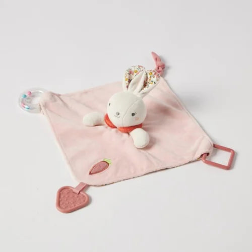JIGGLE & GIGGLE BUNNY RATTLE COMFORTER