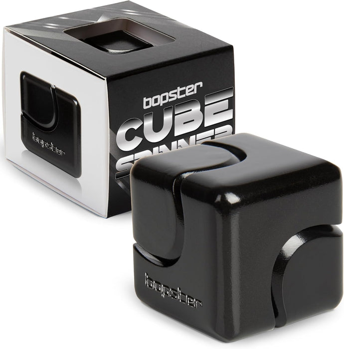 Bopster Fidget Spinner Cube | Black