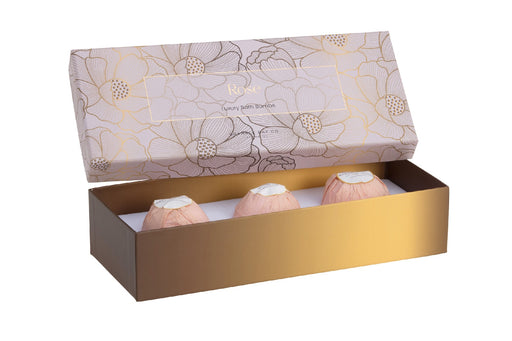 ROSE LUXURY BATH BOMBS 3X100G