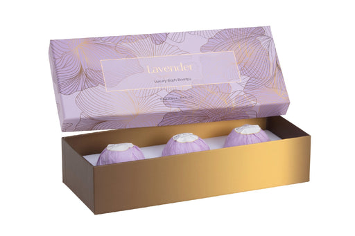 LAVENDER LUXURY BATH BOMBS 3X100G