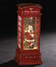 SNOWING TELEPHONE BOX SANTA