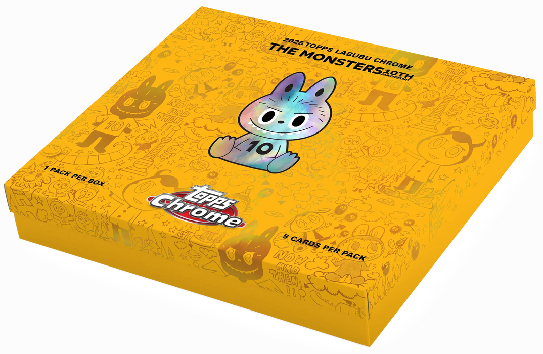 TOPPS LABUBU CHROME 10TH ANNIVERSARY 2025