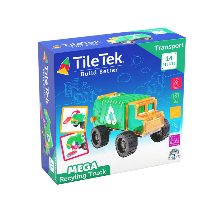 TILE TEK MEGA RECYCLING TRUCK 14 PIECES