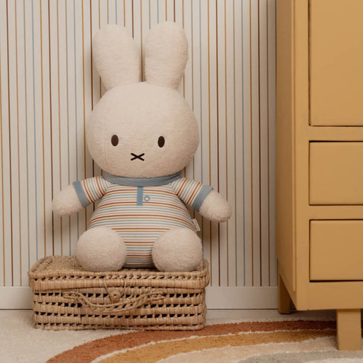 Králícek Miffy Textilní Vintage Proužky 60 Cm