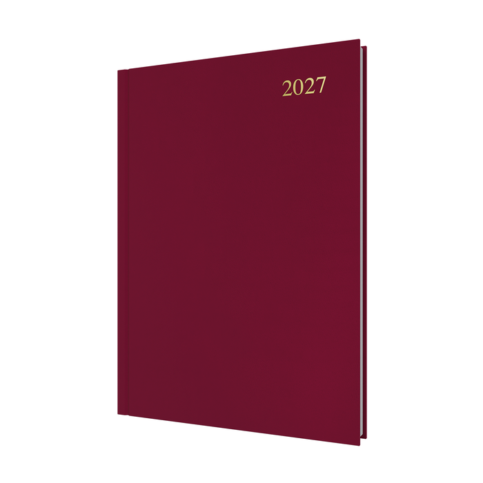 DIARY 2027 COLLINS ESSENTIAL A4 ESSA41.78 DTP MAROON