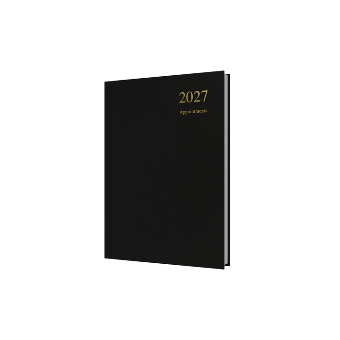DIARY 2027 COLLINS ESSENTIAL APPT A5 ESSA51A.99 DTP BLACK