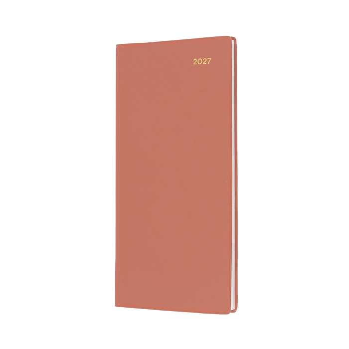 DIARY 2027 COLLINS BELMONT B6/7 377P.V44 PVC SLIM WTV PORT NEW ORANGE