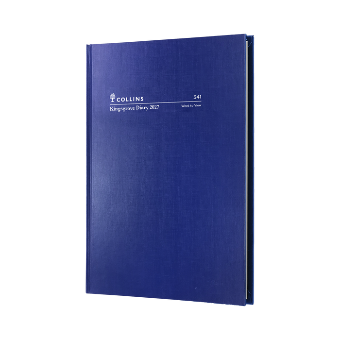 DIARY 2027 COLLINS KINGSGROVE A4 341.P59 WTV BLUE