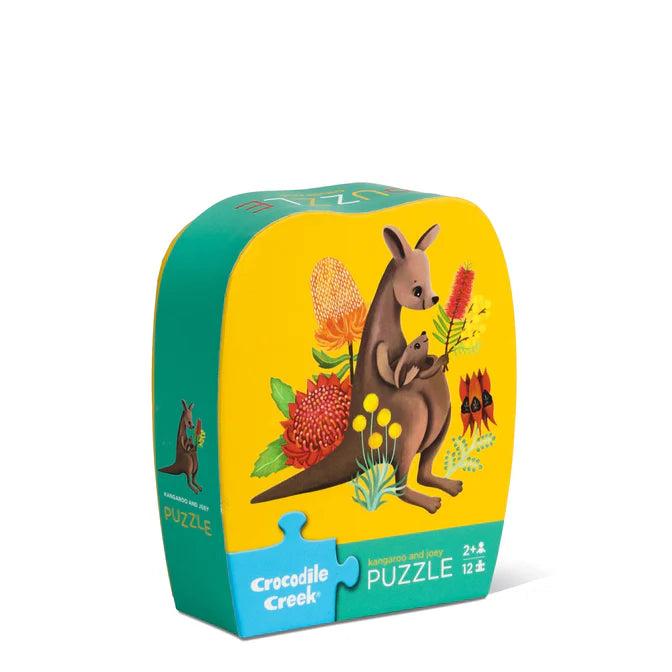Mini Puzzle 12 PC - Kangaroo & Joey