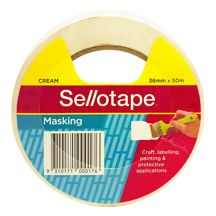 TAPE MASKING SELLO 36MMX50M CREAM