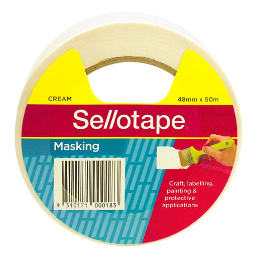 TAPE MASKING SELLO 48MMX50M CREAM