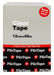 PILOTAPE CLEAR 12MM X 66M