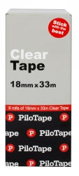 PILOTAPE CLEAR 18MM X 33M