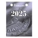 DESK CALENDAR REFILL 2025 COLLINS 76X102MM TOP PUNCH