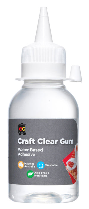 ADHESIVE EC CLEAR CRAFT GLUE 125ml GUM125