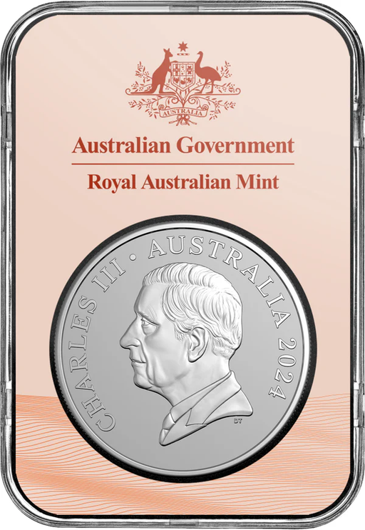 KANGAROO SERIES 2024 $1 1 OZ FINE SILVER FROSTED UNCIRCULATED COIN