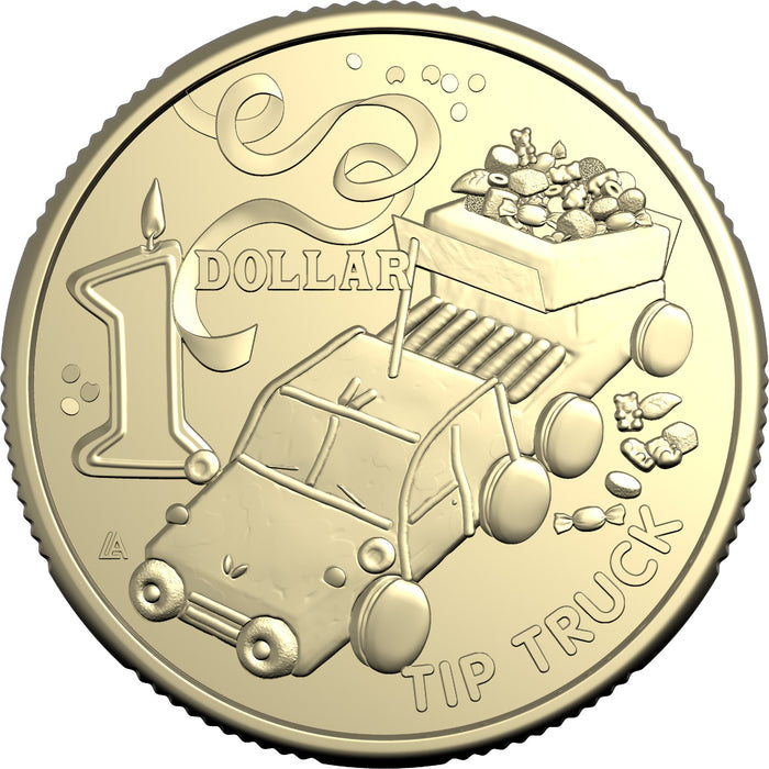 2025 $1 AIBr Uncirculated Coin - Tip Truck (Australian Women Weekly Cook Book Coin)
