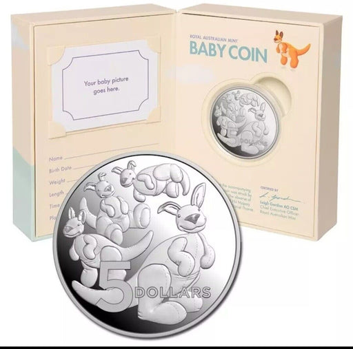 COIN PACK $5 2024 PROOF 1OZ 40MM BABY COIN- TOY KANGGAROO 