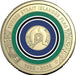 ISLANDER PEOPLE, ISLANDER FLAG 2025 'C' MINTMARK COLOURED UNCIRCULATED COIN