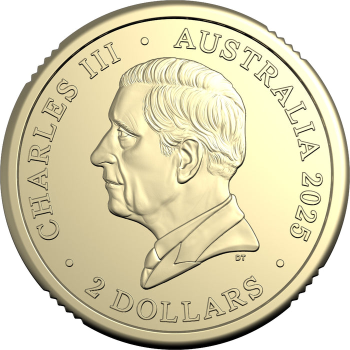 ISLANDER PEOPLE, ISLANDER FLAG 2025 'C' MINTMARK COLOURED UNCIRCULATED COIN