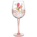 LADIES 50TH WINE GLASS