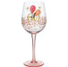 LADIES 60TH WINE GLASS