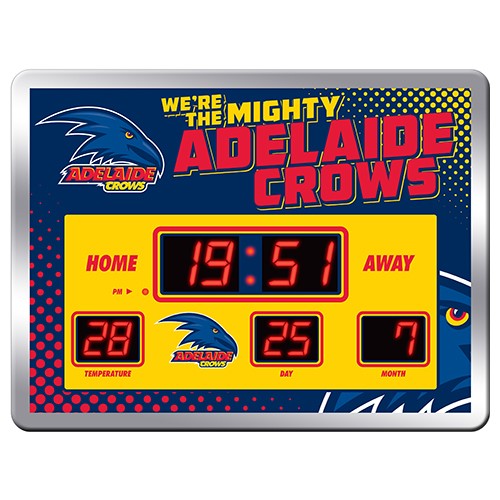 LED SCOREBOARD CLOCK ADELAID CROWS