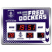 LED SCOREBOARD CLOCK FREMANTLE DOCKERS