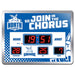 LED SCOREBOARD CLOCK NORTH MELBOURNE