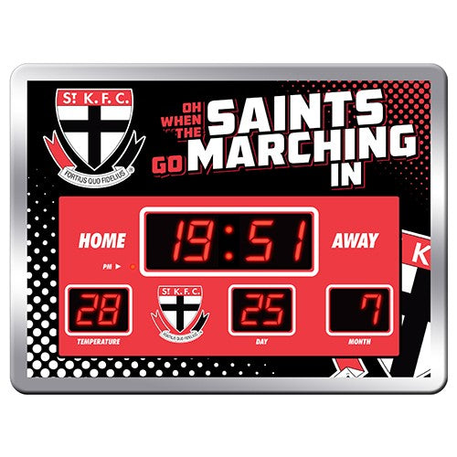 LED SCOREBOARD CLOCK ST KILDA