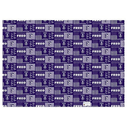 AFL FREMANTLE DOCKERS WRAPPING PAPER 