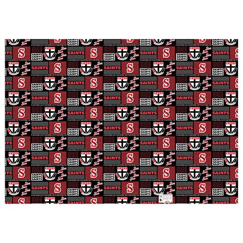 LE AFL WRAPPING PAPER ST KILDA