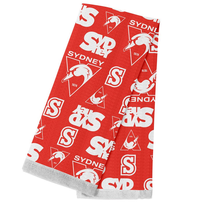 SYDNEY SWANS TEA TOWEL