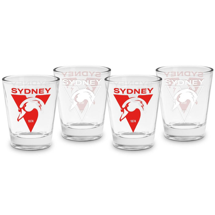 SYDNEY SET OF 4 SHOT GLASSES