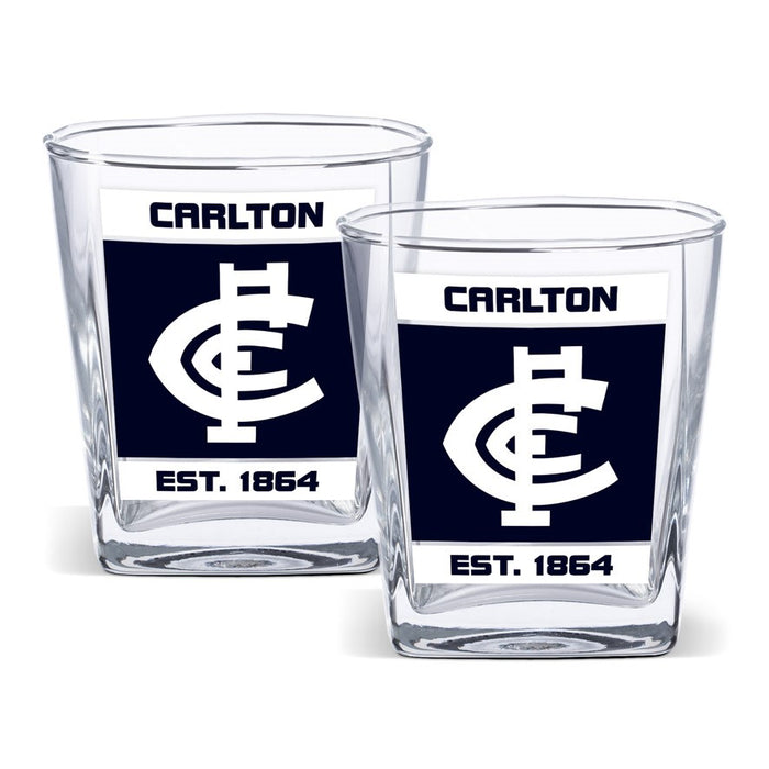 CARLTON SET OF 2 SPIRIT GLASSES