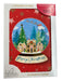 SNOW GLOBE RED FRONT CHRISTMAS CHARITY CARDS 