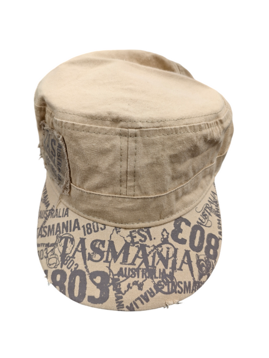 CAP TROOPER BRUSHED COTTON TASMANIA KHAKI