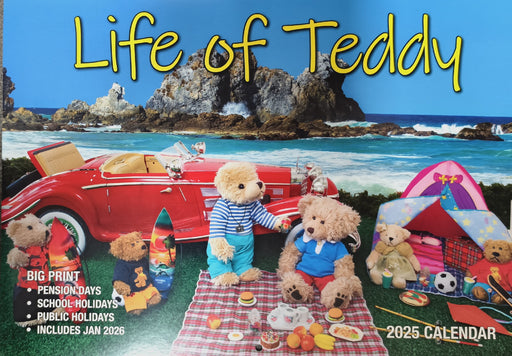 Calendar 2025 Big Print Life of Teddy