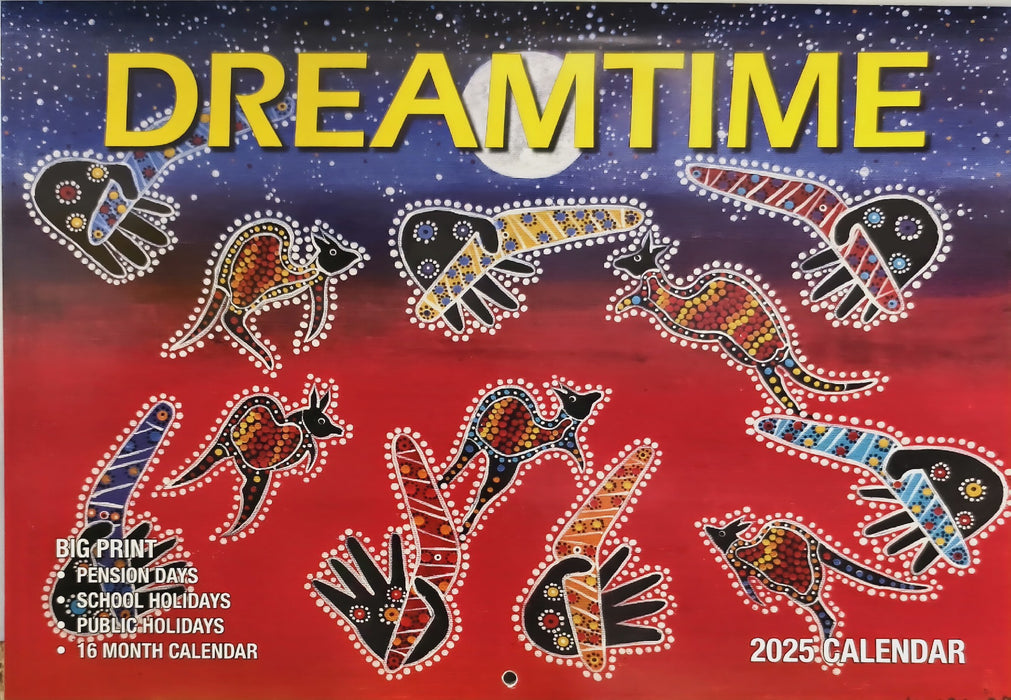 Calendar 2025 Big Print Dreamtime