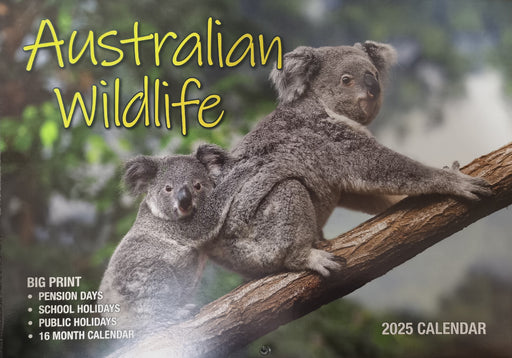 Calendar 2025 Big Print Australian Wildlife