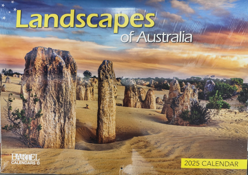 Calendar 2025 335x242mm Great Aust Landscapes