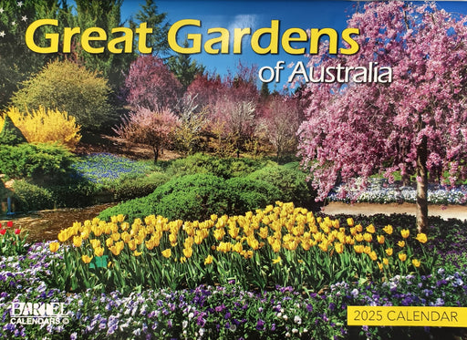 Calendar 2025 335x242mm Great Gardens of Australia