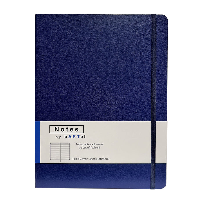 Bartel Notebook Notes by Bartel 13x21cm Hardcover Lined BLUE