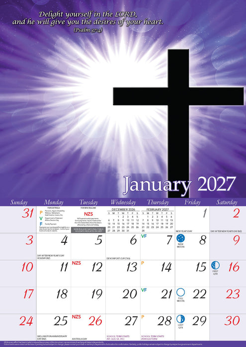 BARTEL CALENDARS 2027 HIS WORD