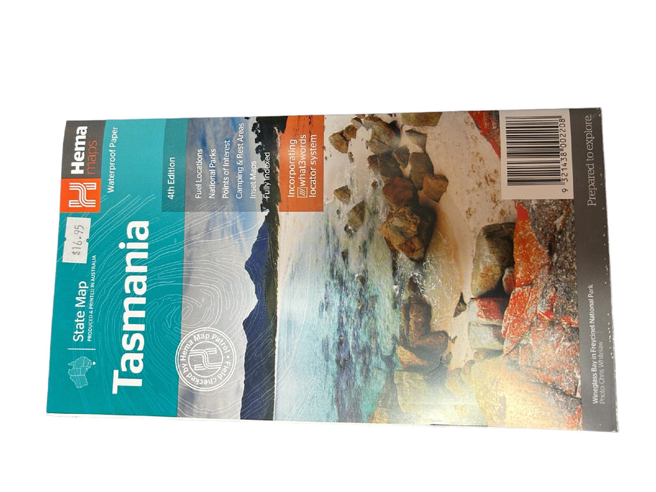 TASMANIA STATE MAP HEMA