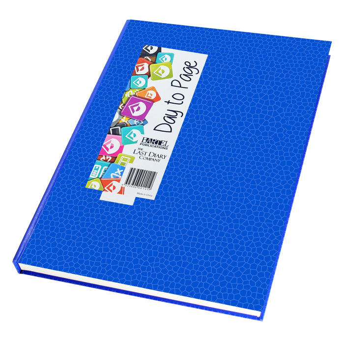 THE LAST DIARY 2027 A5 DAY TO PAGE DIARY BLUE