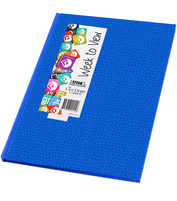THE LAST DIARY 2027 A5 WEEK TO VIEW DIARY BLUE