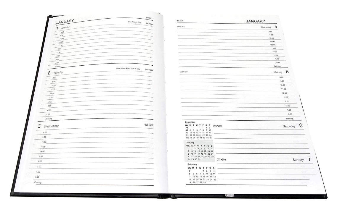 THE LAST DIARY 2027 MIDI WEEK TO VIEW PINK